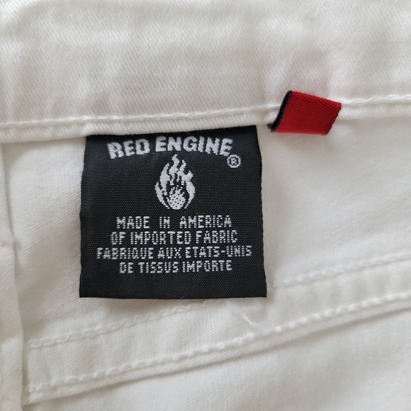 NWT Red Engine white flared boot cut jeans size 31 size 10 - Picture 8 of 11